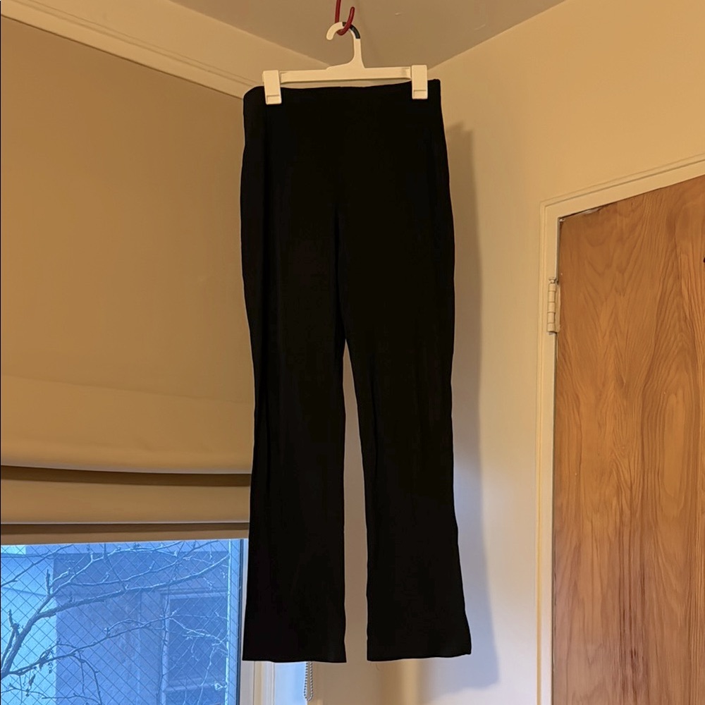 Shimmery stretchy black pants